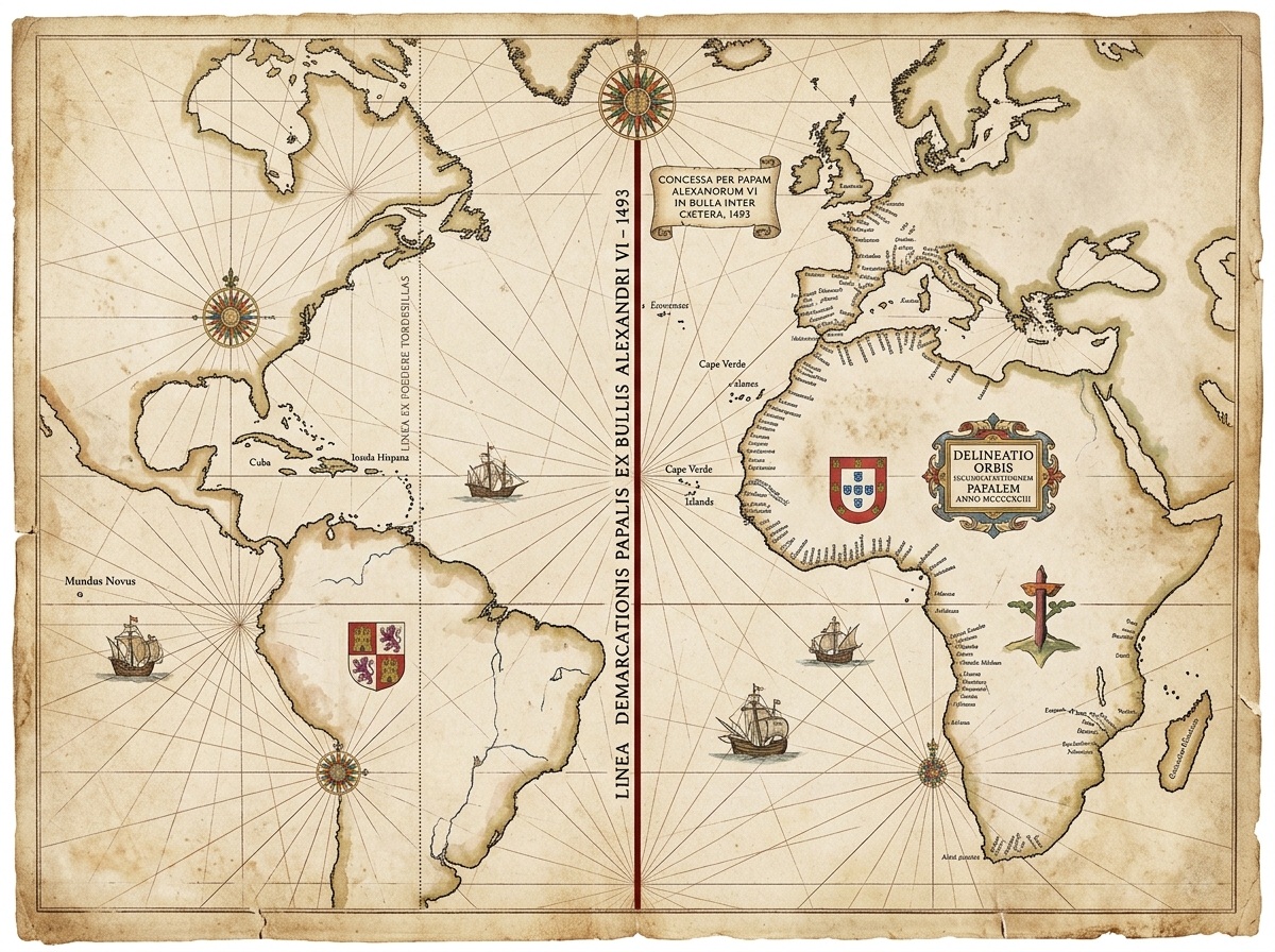 Demarcación en las bulas de 1493 del Papa Alejandro VI